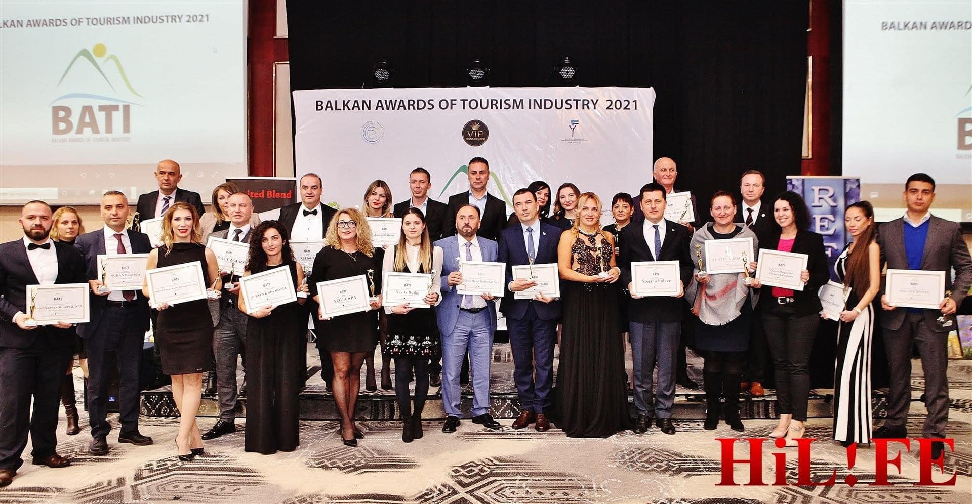 Осми годишни награди на Балканската туристическа индустрия на 2 декември