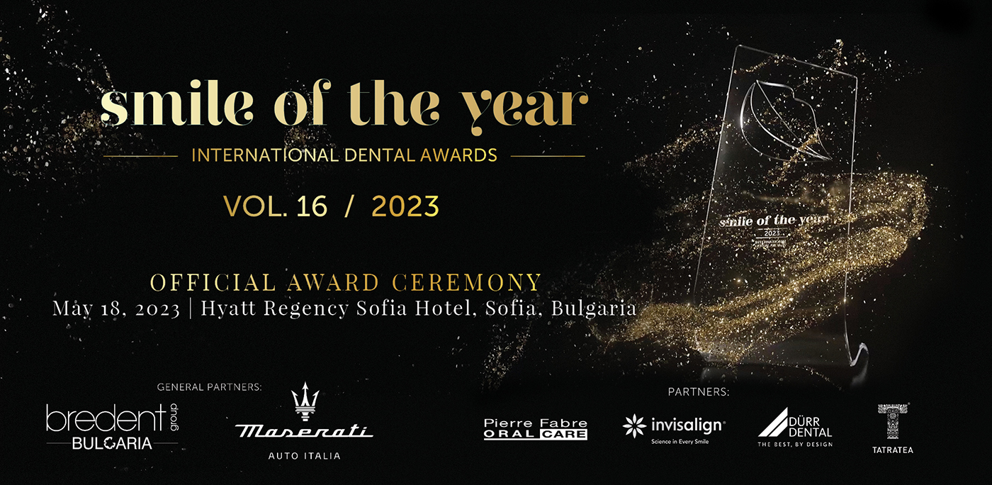 Международните дентални награди Smile of the Year ще бъдат връчени през месец май в София