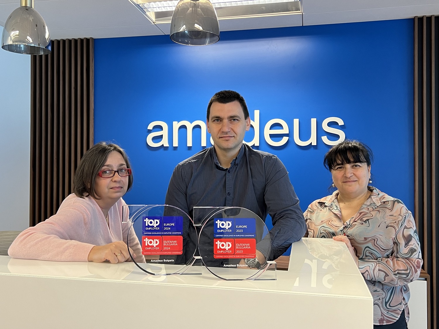 Amadeus Sofia е отличена като Top Employer 2024 за България